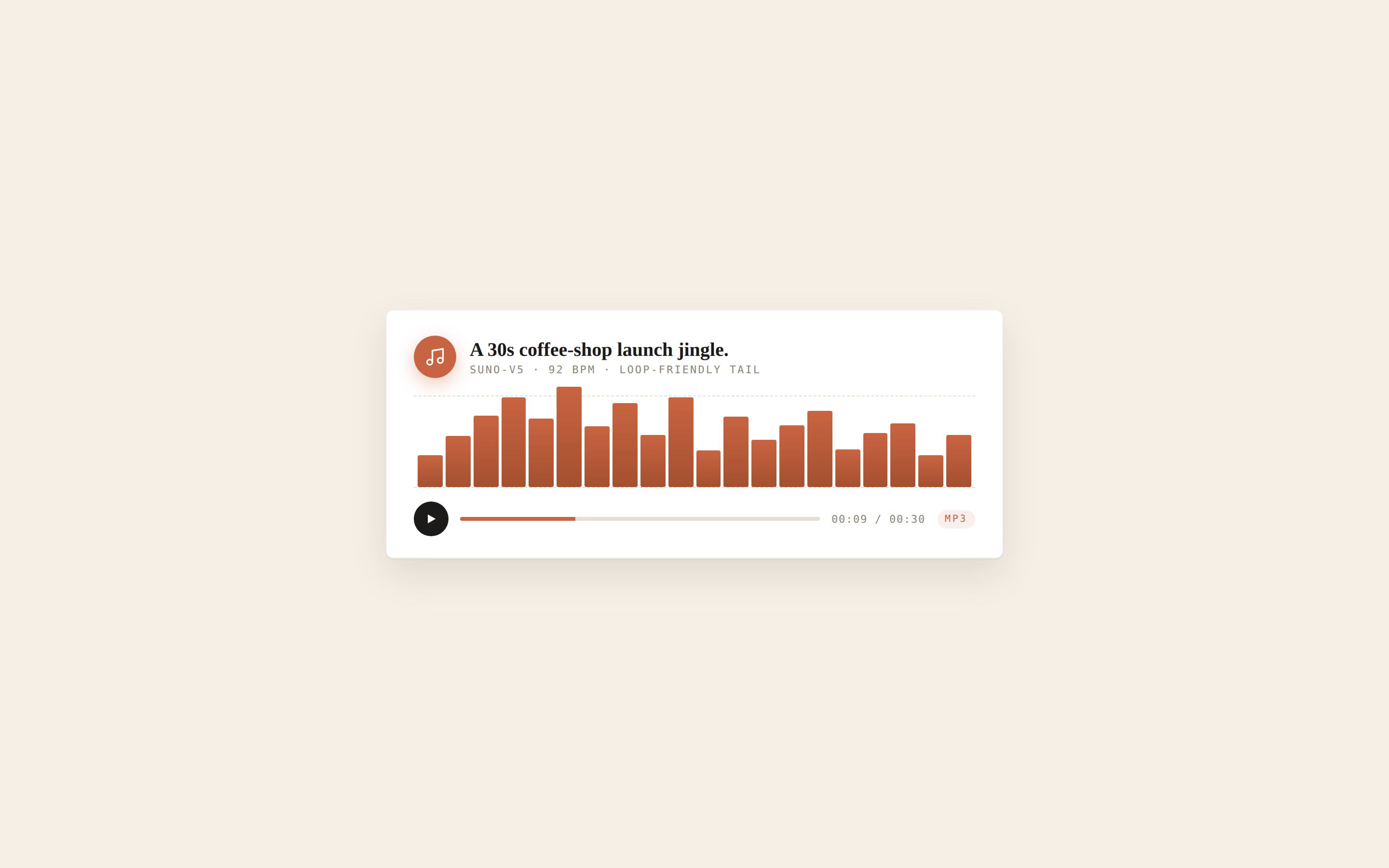Audio Jingle preview