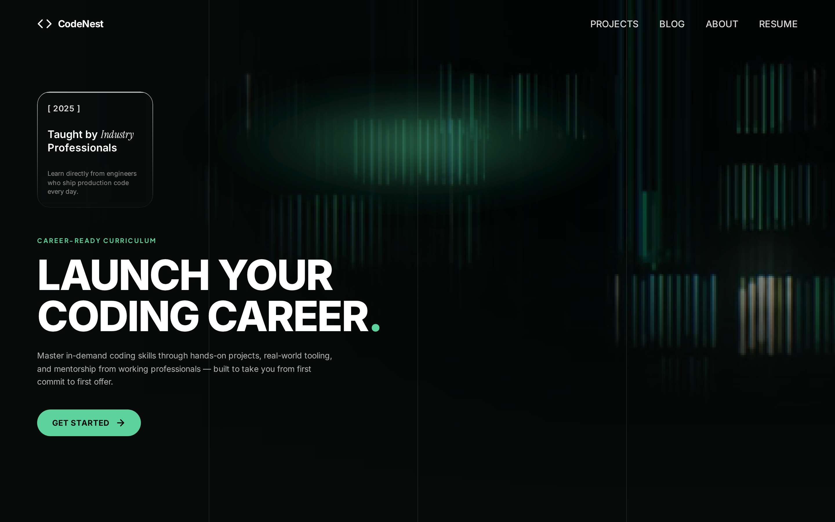 CodeNest — Coding Platform Hero preview