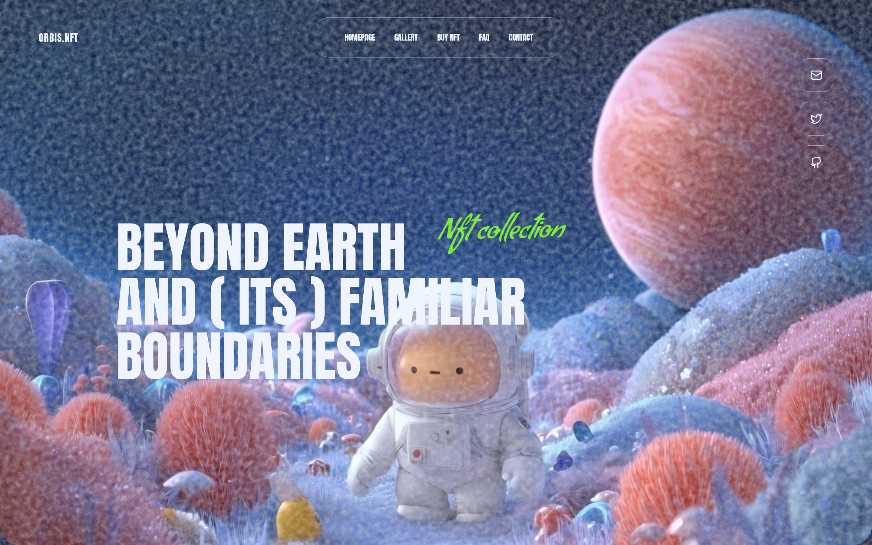Orbis NFT — Dark Space Landing preview